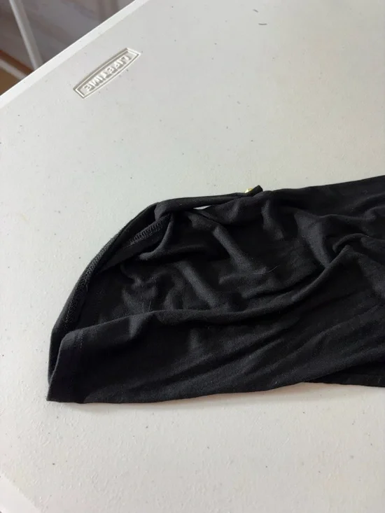 HEIMISH USA Black V-Neck Belted Mini Dress 1306 - Picture 5 of 10